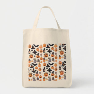 Schattigee Halloween pompoen Tas – Spooky Herfst V