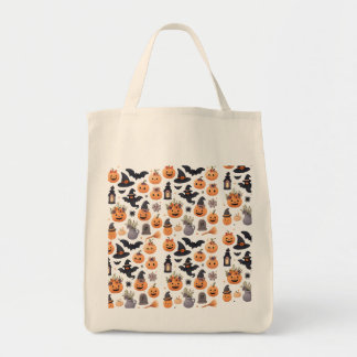 Schattigee Halloween pompoen Tas – Spooky Herfst V