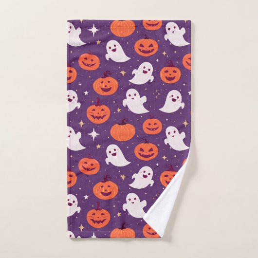 Schattigee Halloween pompoenen en spoken Bad Handdoek (Handdoek)