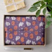 Schattigee Halloween pompoenen en spoken Tissuepapier (Geschenk)