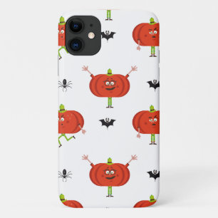 Schattigee Halloween pompoenen, spin & vleermuispa Case-Mate iPhone Case