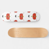 Schattigee Halloween pompoenen, spin & vleermuispa Persoonlijk Skateboard (Horizontaal)