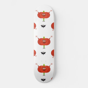 Schattigee Halloween pompoenen, spin & vleermuispa Persoonlijk Skateboard