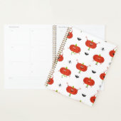 Schattigee Halloween pompoenen, spin & vleermuispa Planner (Display)