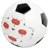 Schattigee Halloween pompoenen, spin & vleermuispa Voetbal (Drie kwart)
