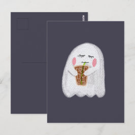Schattigee Halloween Post Kaart - Halloween Girly 