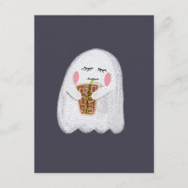 Schattigee Halloween Post Kaart - Halloween Girly 