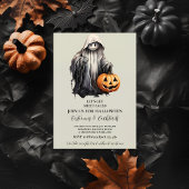 Schattigee Halloween Pumpkin Boo Party Kaart