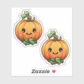Schattigee Halloween Pumpkin Herfst Herfst Sticker (Vel)