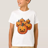 Schattigee Halloween Pumpkin Kind T-shirt (Voorkant)