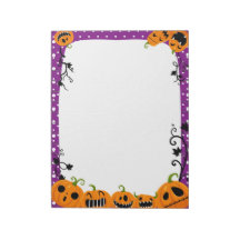 Schattigee Halloween Pumpkin Paarse Polka Dot