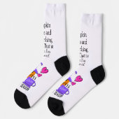 Schattigee Halloween Pumpkin Spice Seizoen Sokken (Links)