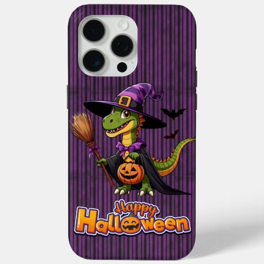 Schattigee Halloween Raptor / Dinosaur Witch Case-Mate iPhone Case (Achterkant)