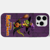 Schattigee Halloween Raptor / Dinosaur Witch Case-Mate iPhone Case (Achterkant (horizontaal))