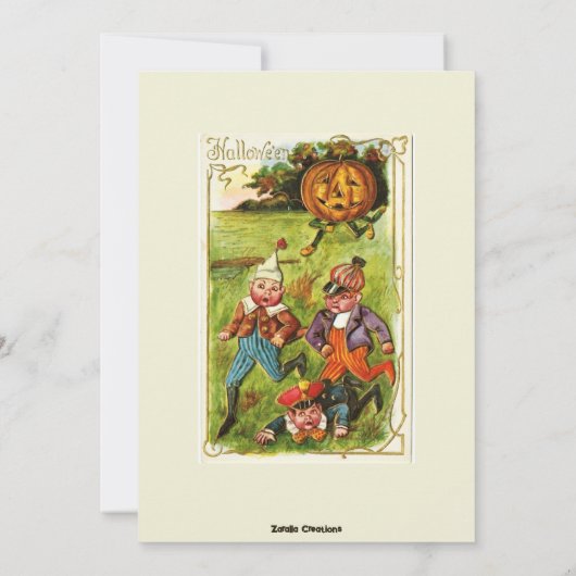 Schattigee Halloween Rave Party Kaart (Achterkant)