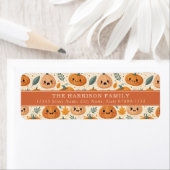 Schattigee Halloween Retour Adreslabels Etiket (Insitu)