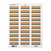Schattigee Halloween Retour Adreslabels Etiket (Full Sheet)