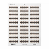 Schattigee Halloween Retour Adreslabels Etiket (Full Sheet)