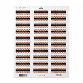 Schattigee Halloween Retour Adreslabels Etiket (Full Sheet)