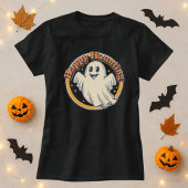 Schattigee Halloween Retro Ghost Happy Haunting T-shirt