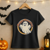 Schattigee Halloween Retro Ghost Happy Haunting T-shirt