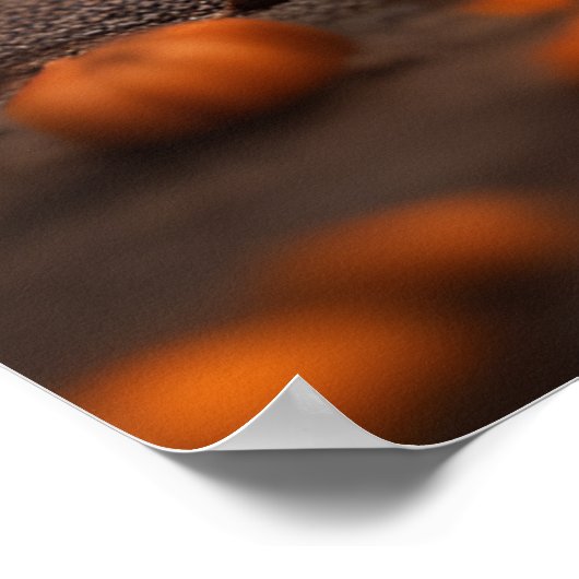 Schattigee Halloween Rottweiler Puppy Dog w Pumpki Poster (Hoek)