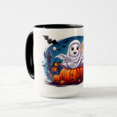 Schattigee Halloween scene Mok (Voorkant links)
