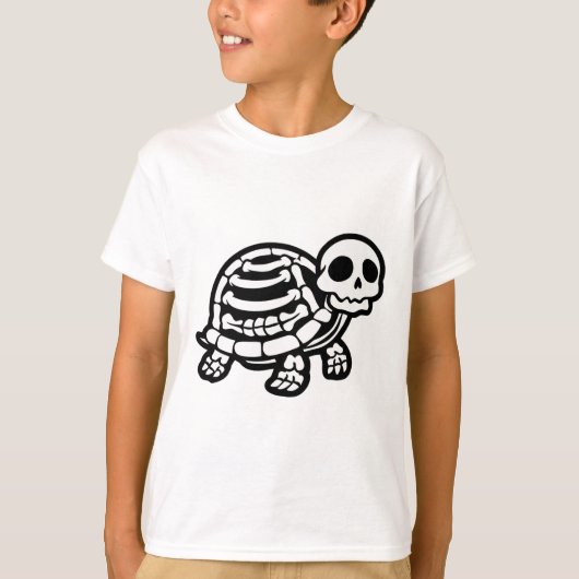 Schattigee Halloween schildpad skelet schildpad sc T-shirt (Voorkant)