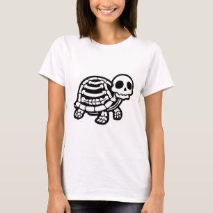 Schattigee Halloween schildpad skelet schildpad sc T-shirt
