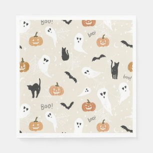 Schattigee Halloween servetten en feestartikelen