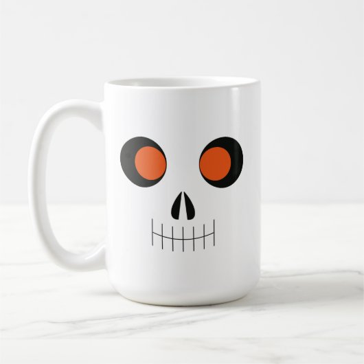 Schattigee Halloween Skeleton Coffee Mok (Links)