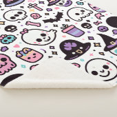 Schattigee Halloween Skull Pattern Deken (3/4)