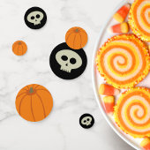 Schattigee Halloween Skull Pumpkin Party Confetti