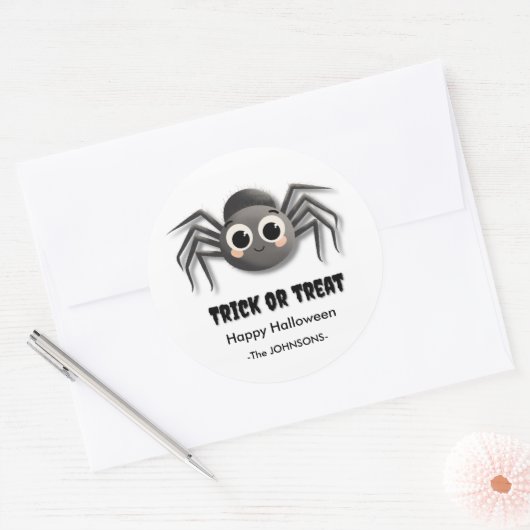 Schattigee Halloween Spider Sticker - Trick or tre (Envelop)