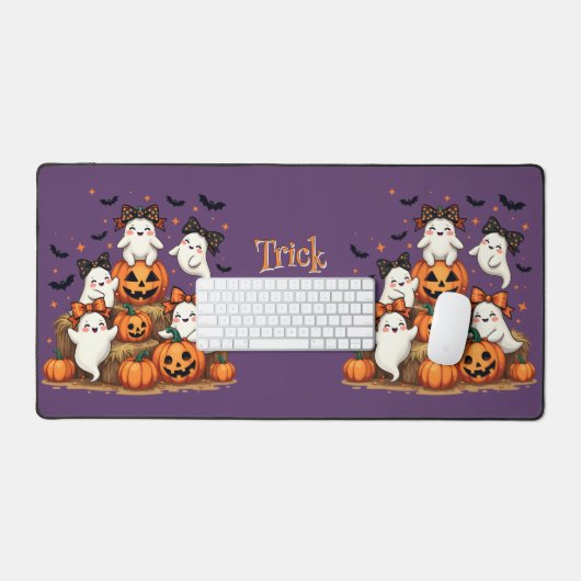 Schattigee Halloween-spoken in Coquette Bows & Pum Bureaumat (Keyboard & Muis)