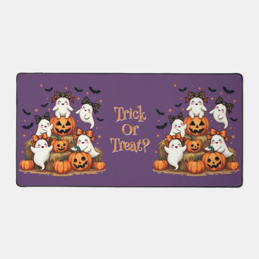 Schattigee Halloween-spoken in Coquette Bows & Pum Bureaumat (Voorkant)