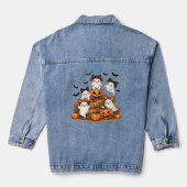 Schattigee Halloween-spoken in Coquette Bows & Pum Denim Jacket (Achterkant)