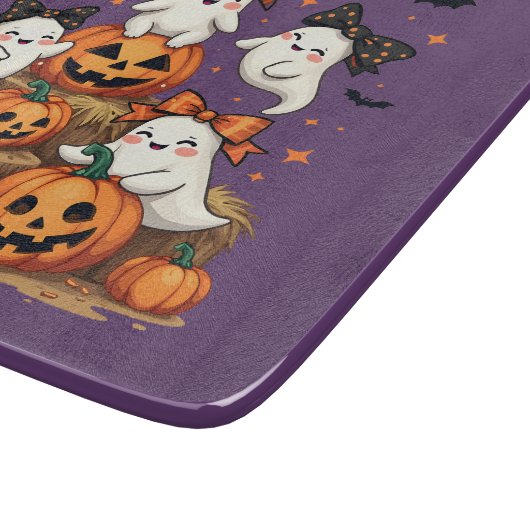 Schattigee Halloween-spoken in Coquette Bows & Pum Snijplank (Hoek)