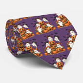 Schattigee Halloween-spoken in Coquette Bows & Pum Stropdas (Opgerold)