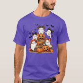Schattigee Halloween-spoken in Coquette Bows & Pum T-shirt (Voorkant)