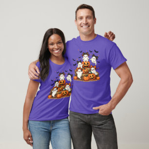 Schattigee Halloween-spoken in Coquette Bows & Pum T-shirt