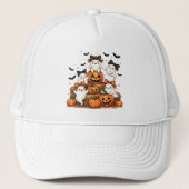 Schattigee Halloween-spoken in Coquette Bows & Pum Trucker Pet (Voorkant)