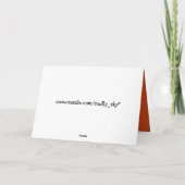 Schattigee Halloween-spoken voor degene van wie ik Kaart (Achterkant)