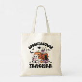 Schattigee Halloween Spooktacular Teacher Tote Bag (Achterkant)