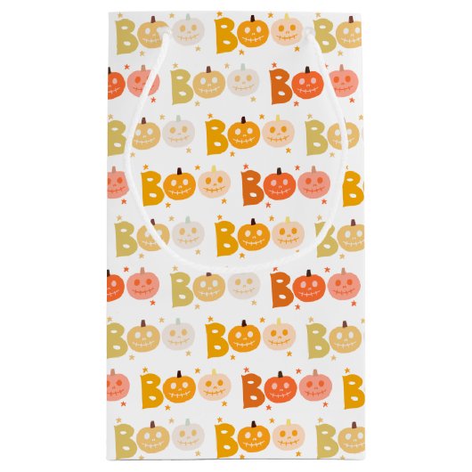 Schattigee Halloween Spooky Boo Creepy Pumpkin Klein Cadeauzakje (Achterkant)