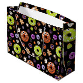 Schattigee Halloween Spooky Cookie Pumpkin Ghost S Groot Cadeauzakje (Achterkant Gekanteld)