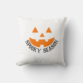 Schattigee Halloween Spooky Season Pumpkin Face Kussen