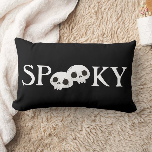 Schattigee Halloween Spooky Skelet Gooi Kussen (Deken)