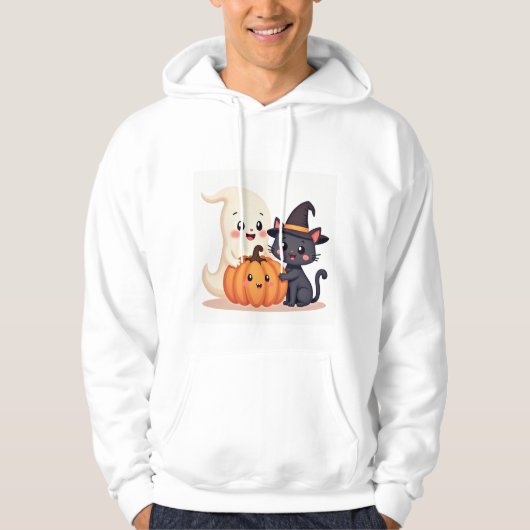Schattigee Halloween Squad | Activiteiten in de om Hoodie (Voorkant)