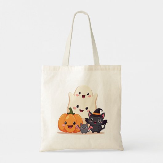 Schattigee Halloween Squad | Tote bag (Achterkant)